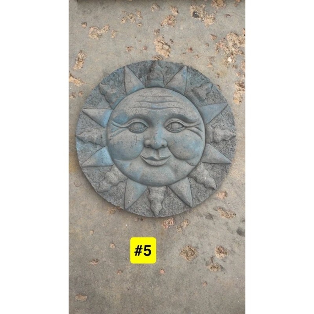 Celestial Sun Faced Wall Garden Decor
